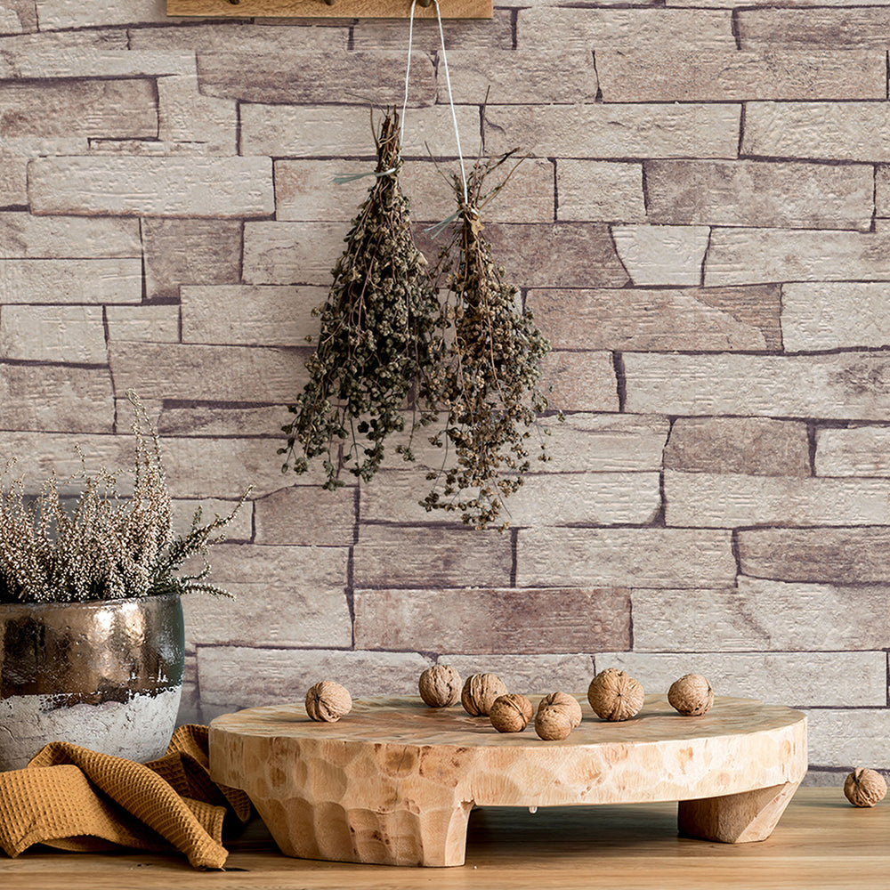 Тапет Гнайс Беж за Хол Спалня Коридор 0.53х10.05м Лято (Новости)