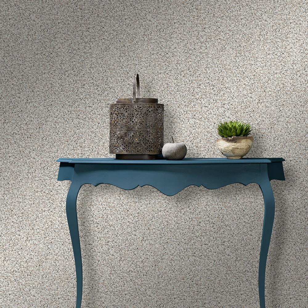 Тапет Беж Пръскана мазилка Бяло за Хол Спалня Коридор 0.53х10.05м Лято (Новости)