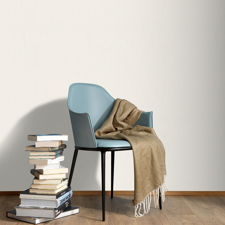 Designer Wallpaper Plain Cream Fabric for Living Room Bedroom 0.53x10.05 m Fashion 4Walls 4