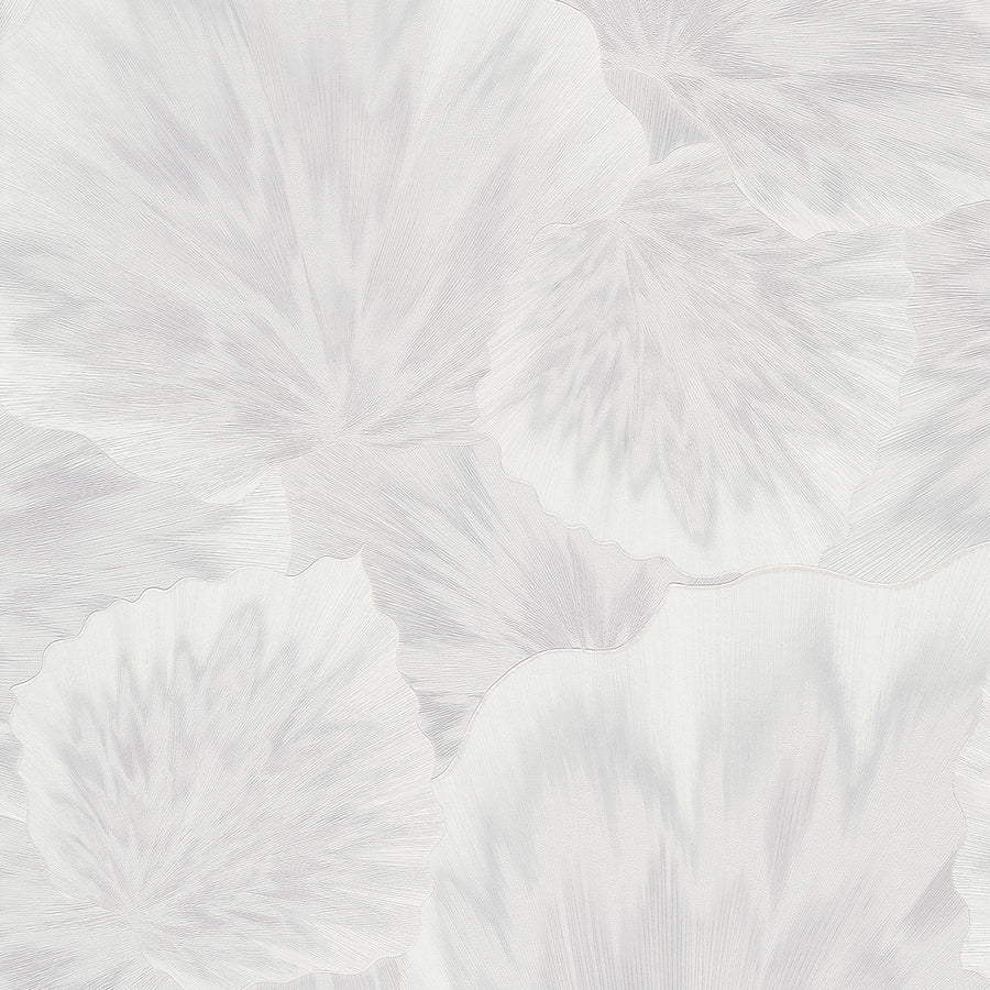 Тапет Спотлайт 2 големи листа бяло сиво