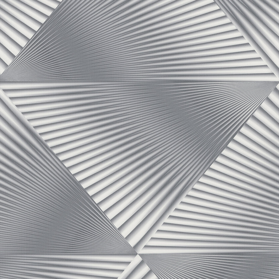 Тапет Спотлайт 2 3D геометрия сиво