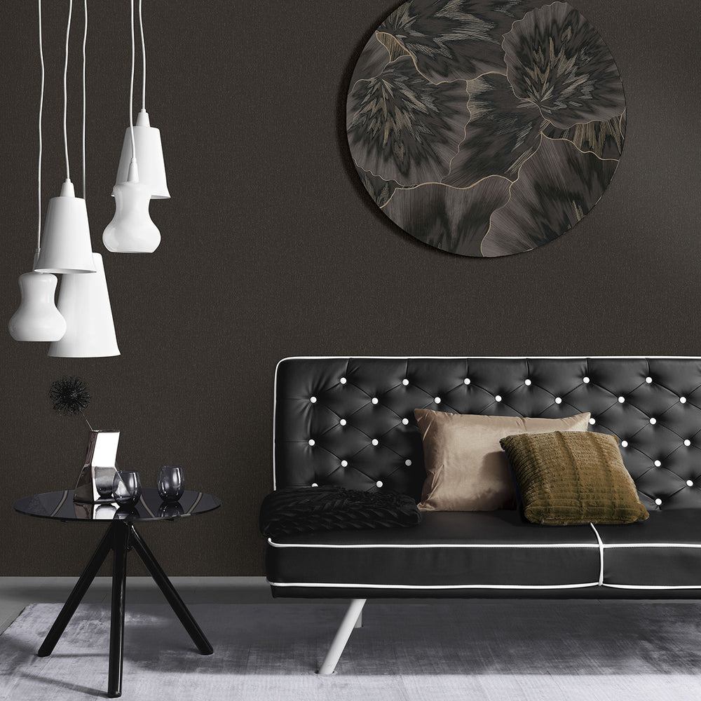 Тапет Спотлайт 2 едноцветен черно плат