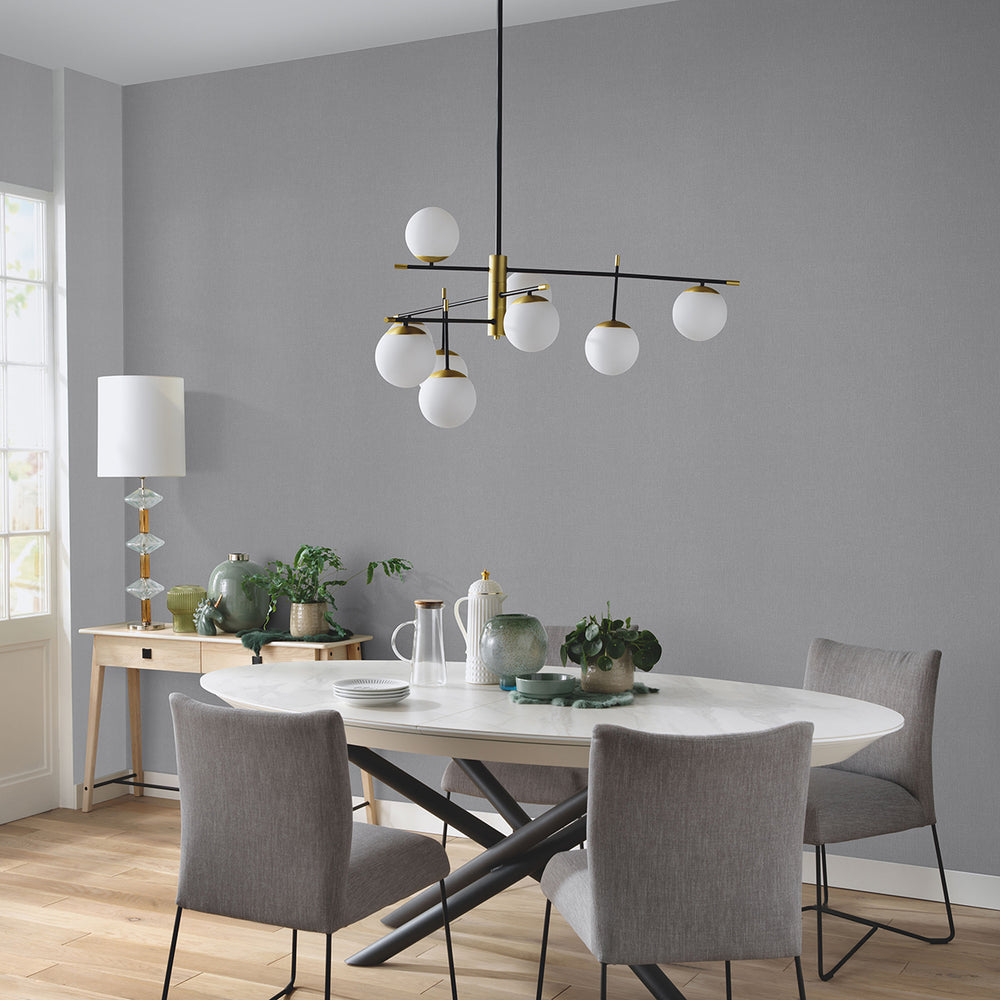 Тапет Спотлайт 2 едноцветен сиво плат