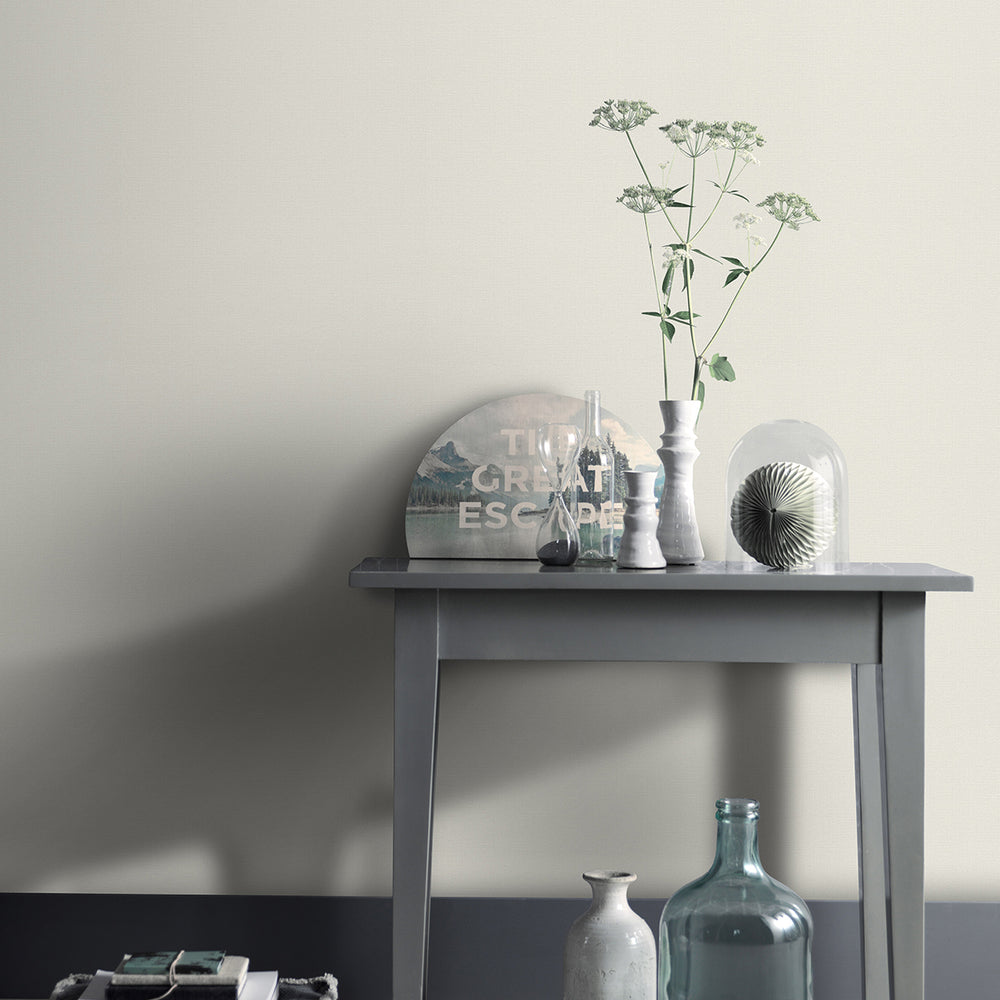 Поръчков Тапет Elle 4 Едноцветен Бяло плат