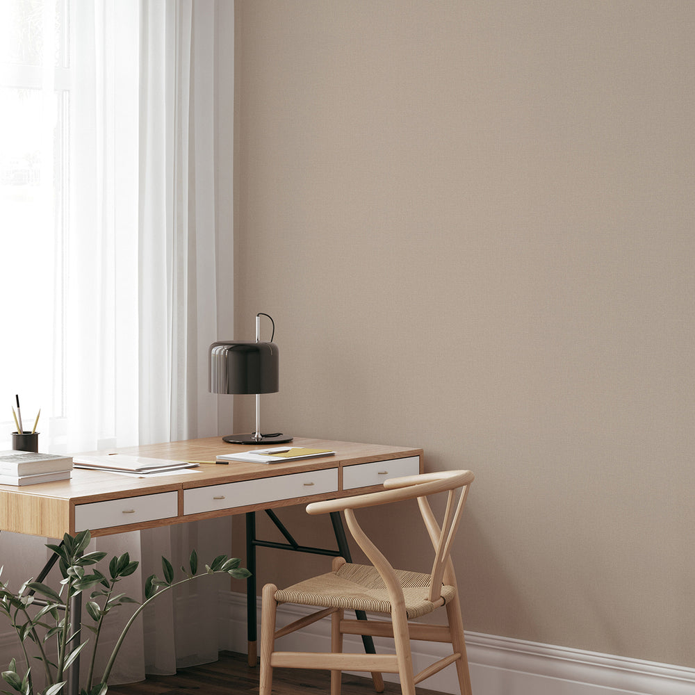 Поръчков Тапет Elle 4 Едноцветен Бежово плат