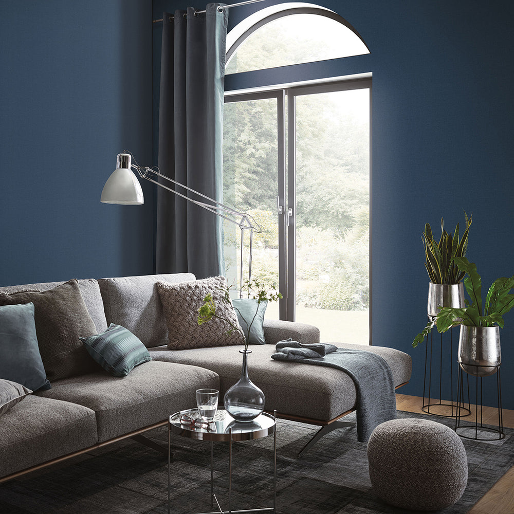 Поръчков Тапет Elle 4 Едноцветен Синьо плат