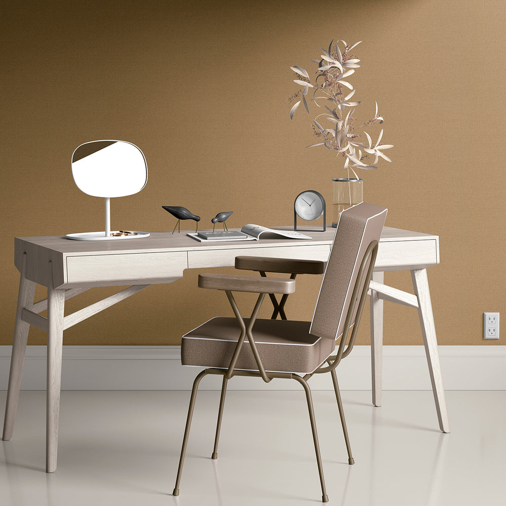 Поръчков Тапет Elle 4 Едноцветен Златно плат