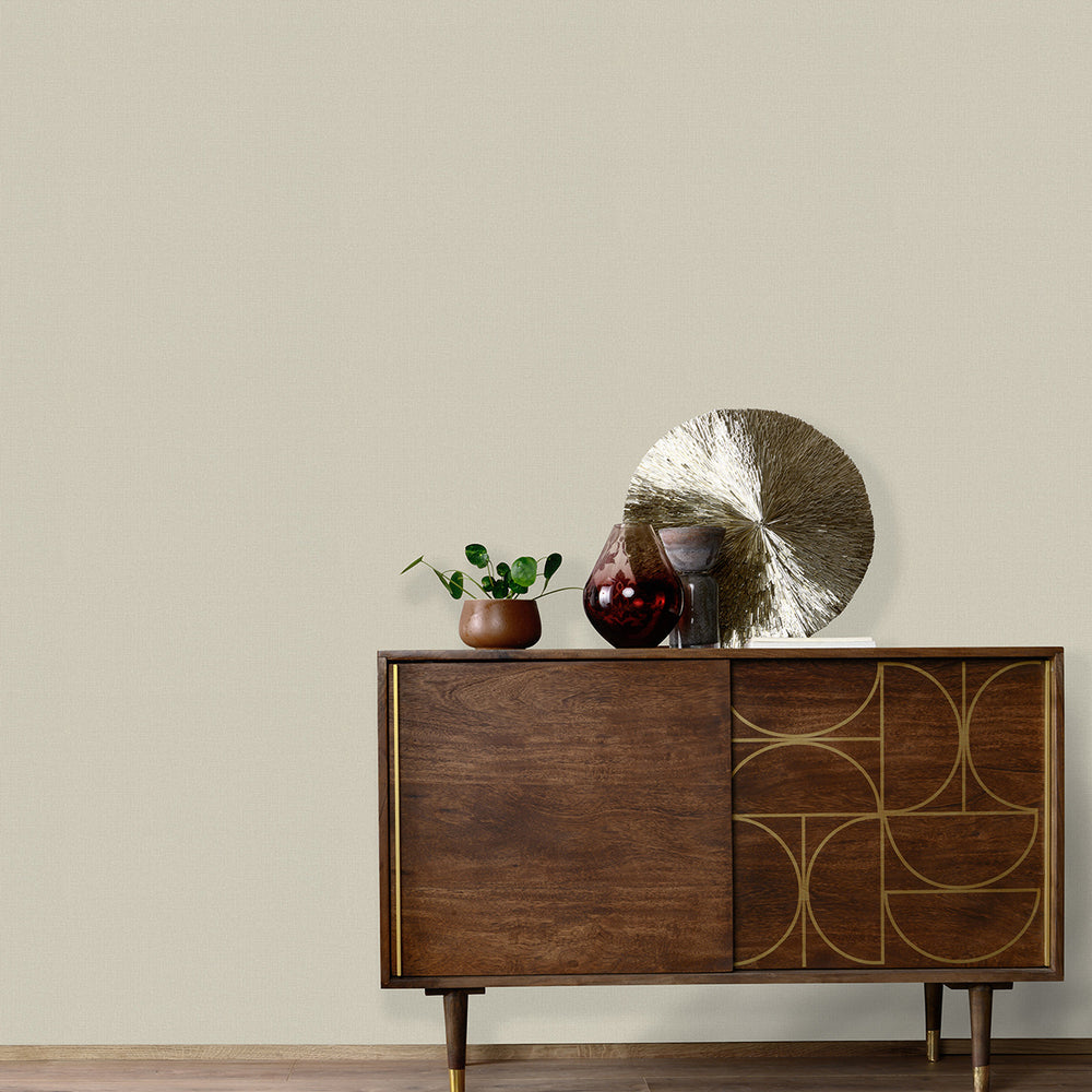 Поръчков Тапет Elle 4 Едноцветен Бежово таупе плат