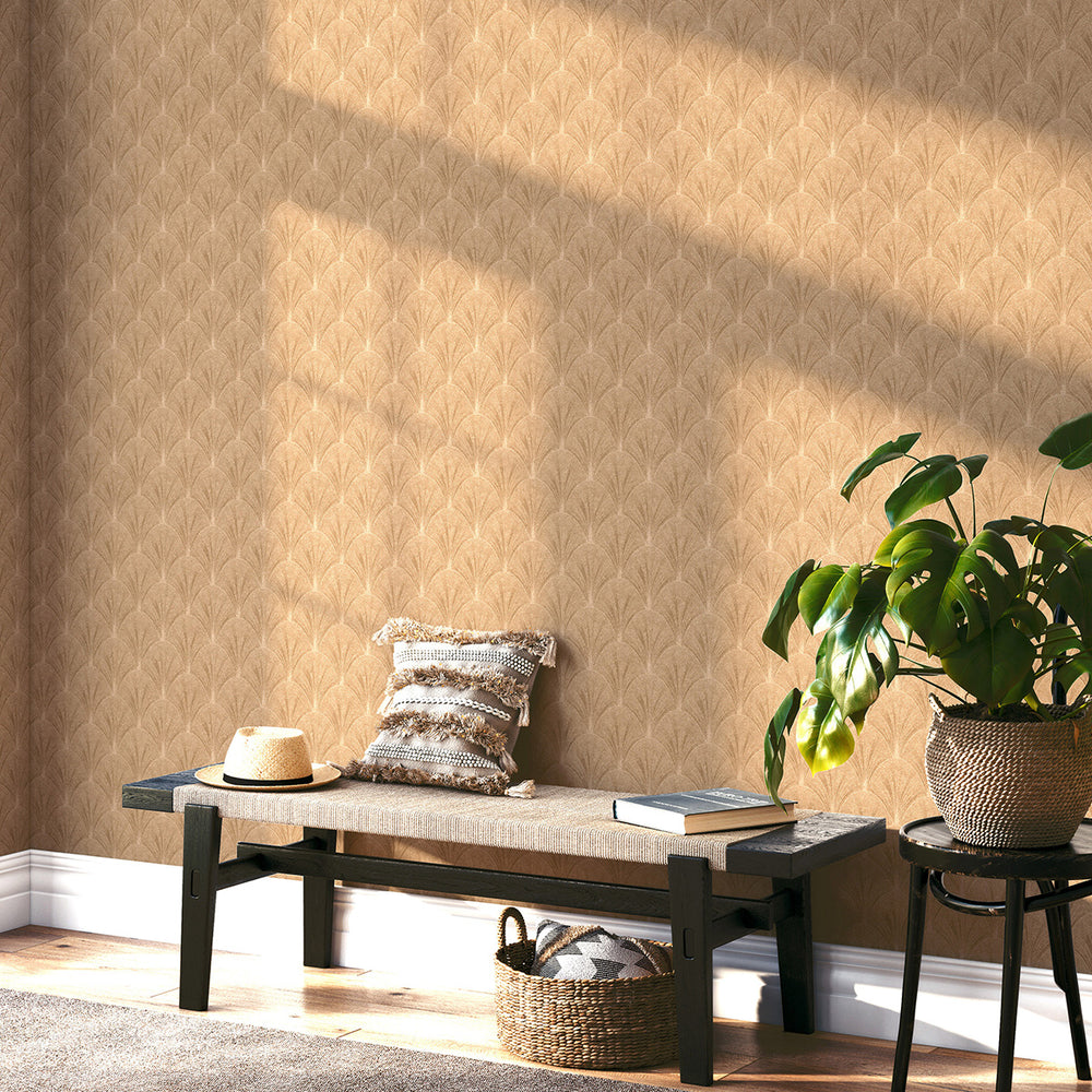 Поръчков Тапет Elle 4 Ветрило Златно