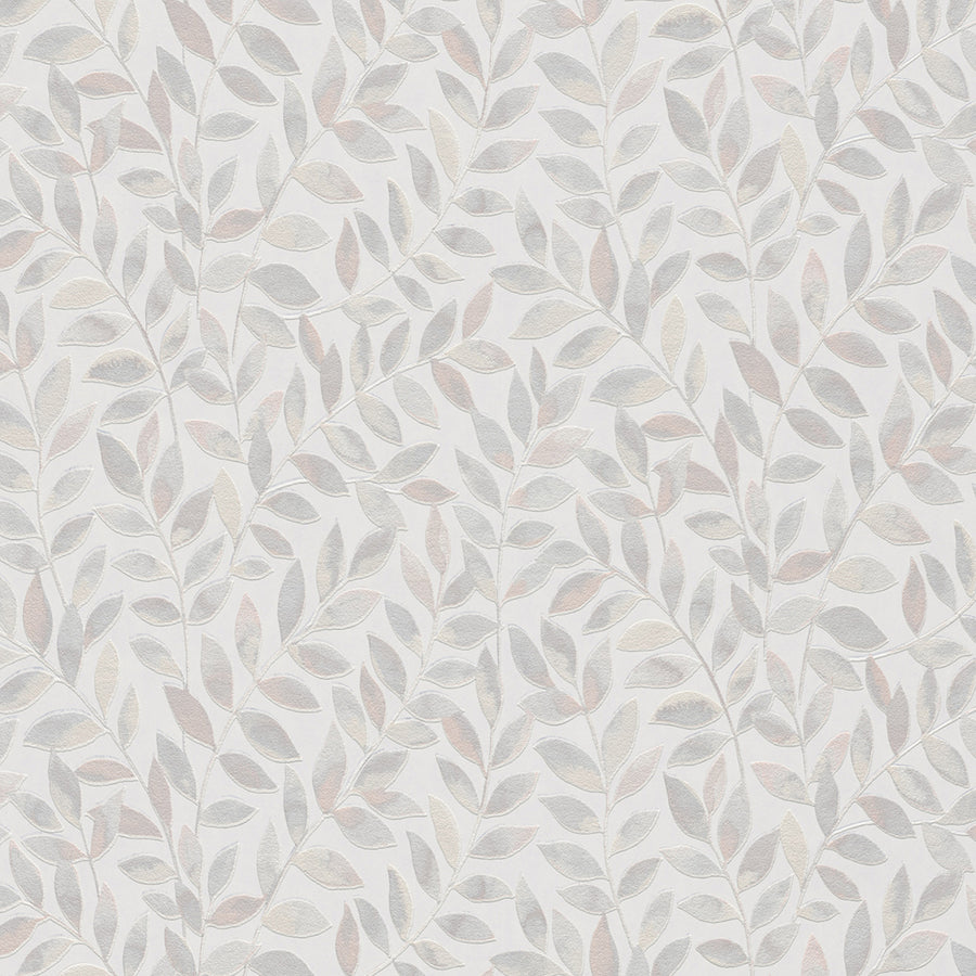 Релефен Винилен Тапет Опус 3D розови Клонки Бяло