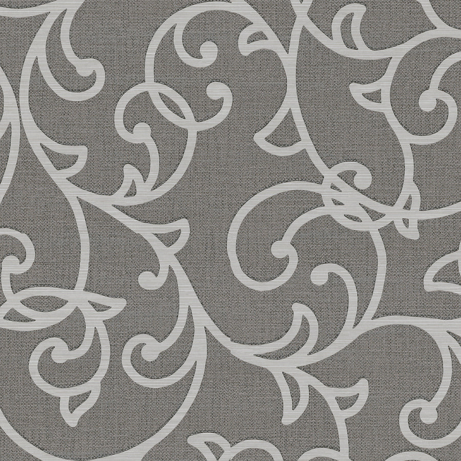 Релефен Винилен Тапет Опус Орнаменти Кафяво