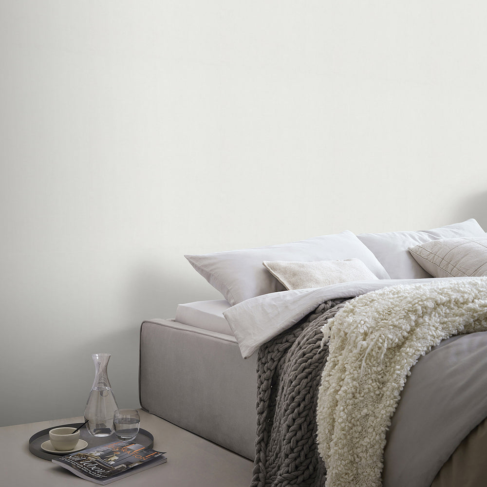 Тапет Едноцветен Бяло плат Елизиум