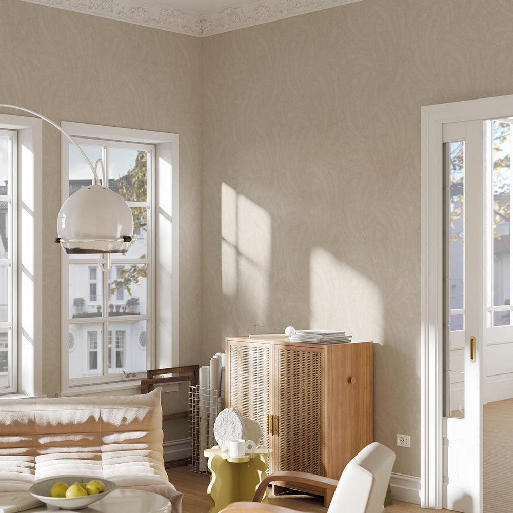 Тапет Пера Бежово Елизиум