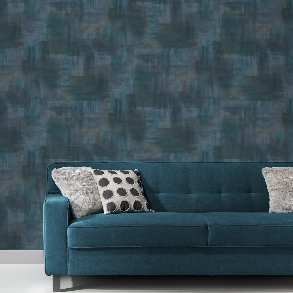 Тапет Винтидж Синьо плат Елизиум