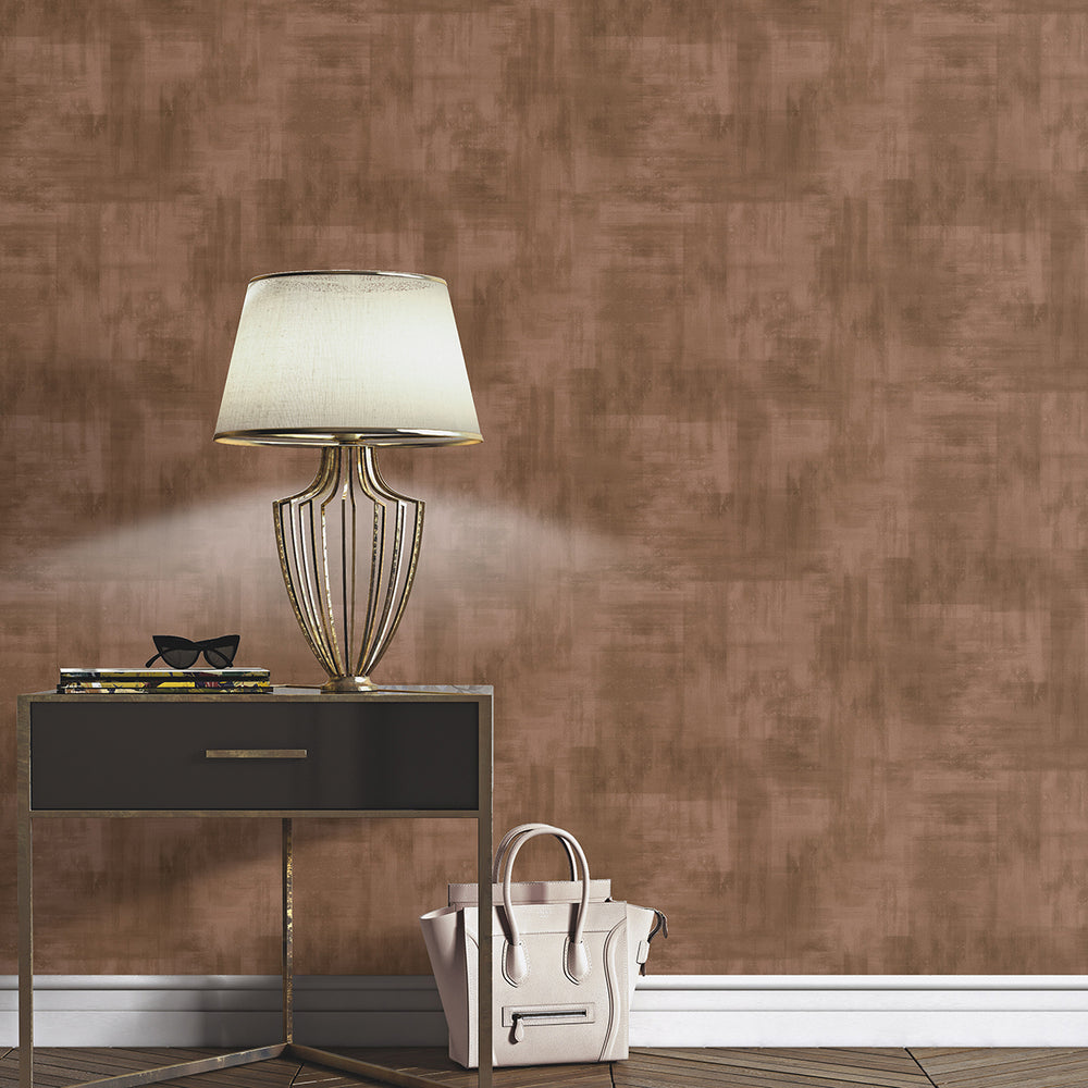 Тапет Винтидж Кафяво медно плат Елизиум