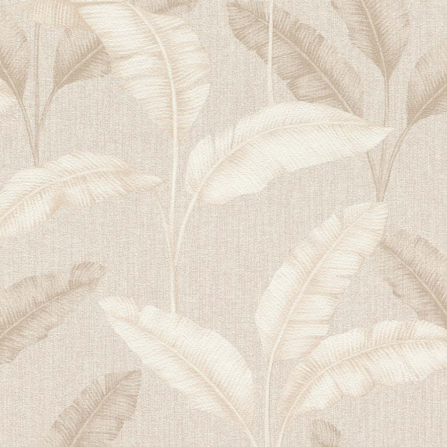 Тапет Бестселър 5 кремави листа бежово