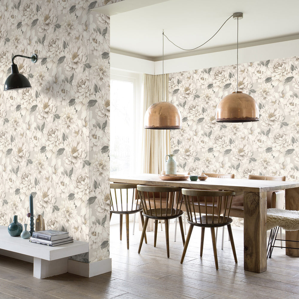 Тапет Бестселър 5 бежови божури