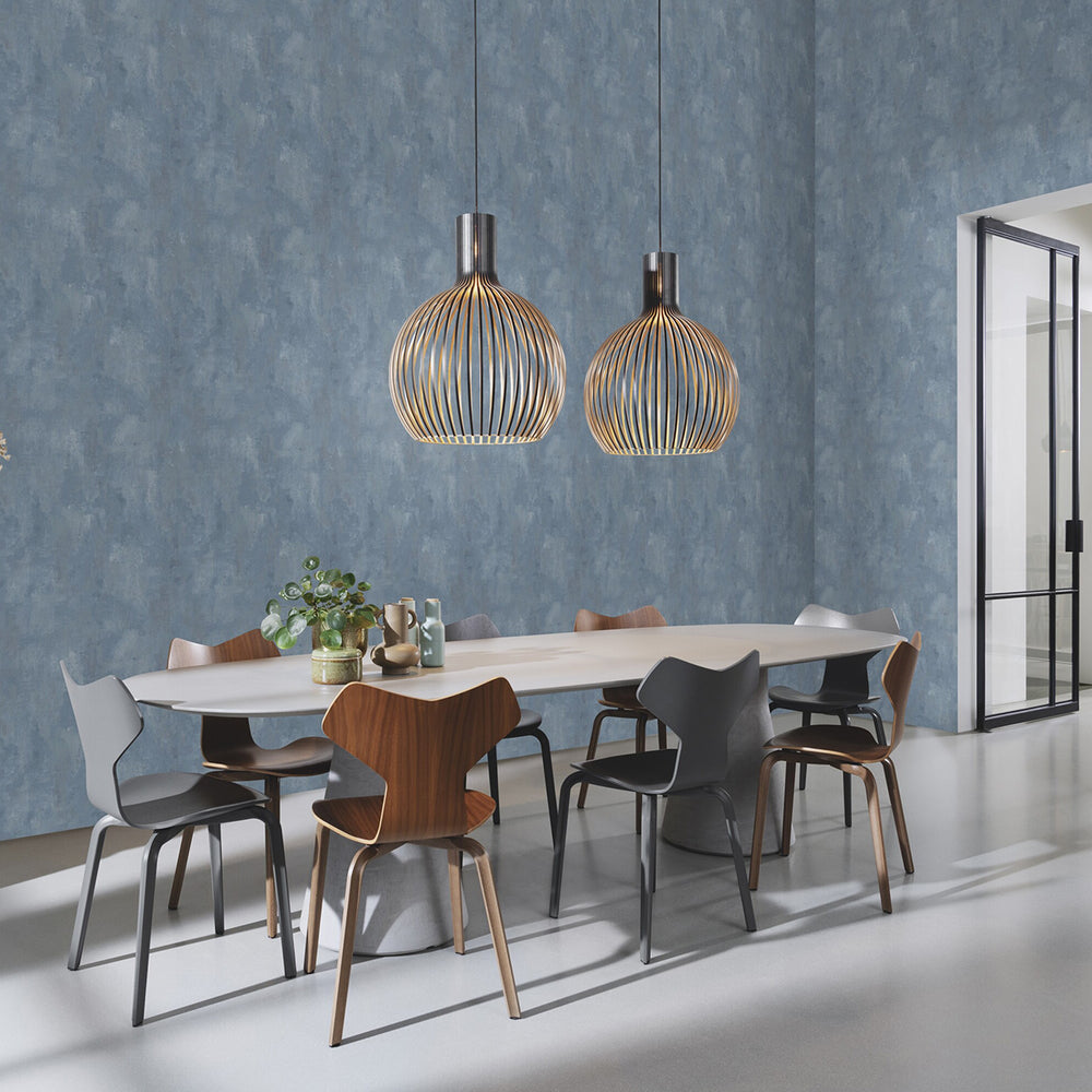 Тапет Бестселър 5 мазилка синьо