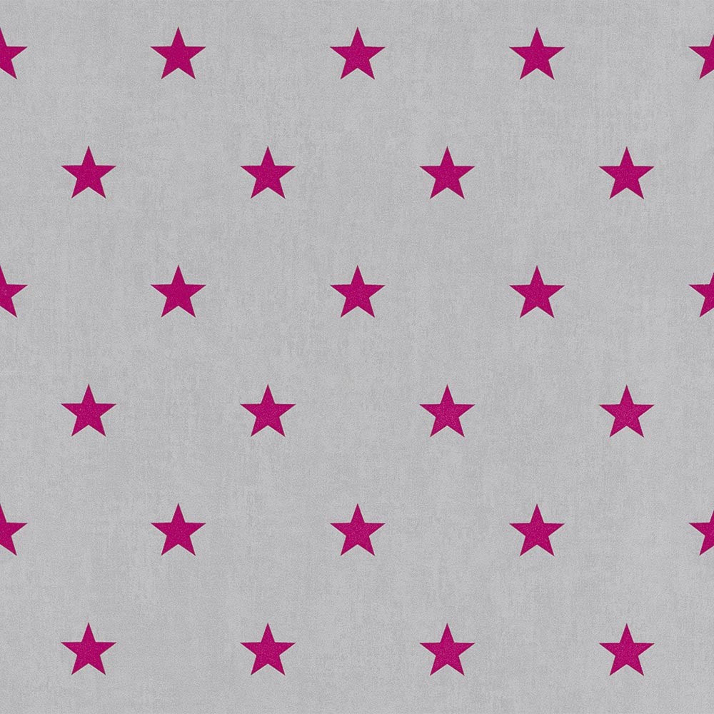 Wallpaper Kids&Teens 2 pink stars gray