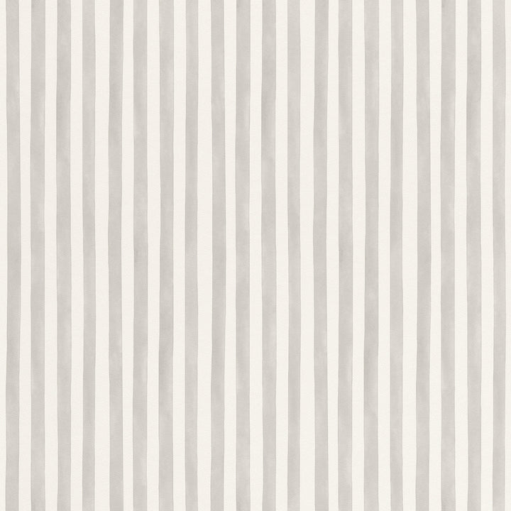 Children's Fleece Wallpaper Gray Watercolor Stripe White Stripe for Kids Room Corridor Inspiration