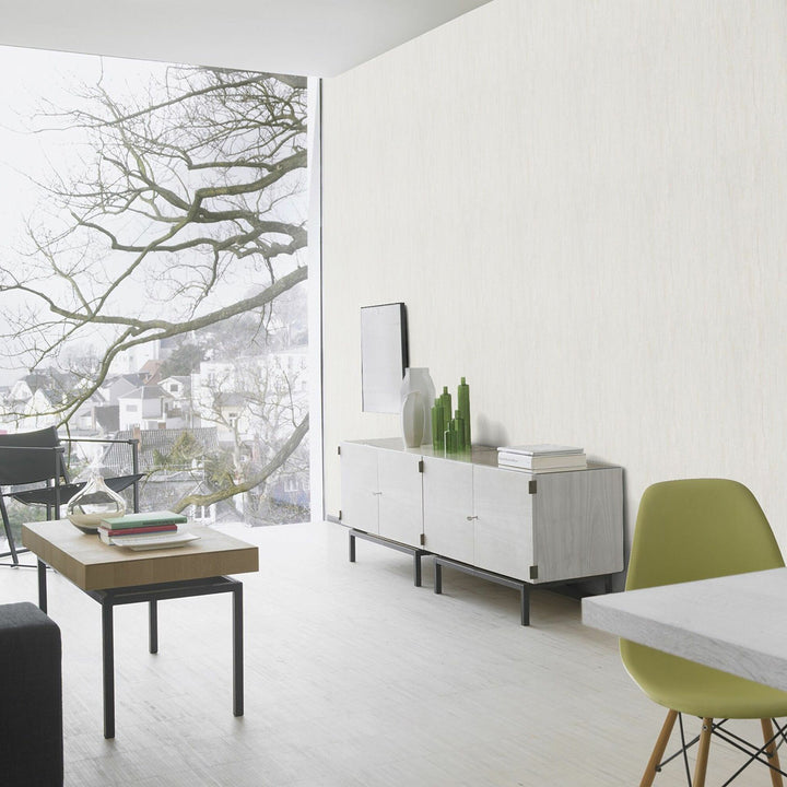 Тапет Тухли & Дърво резки сметана