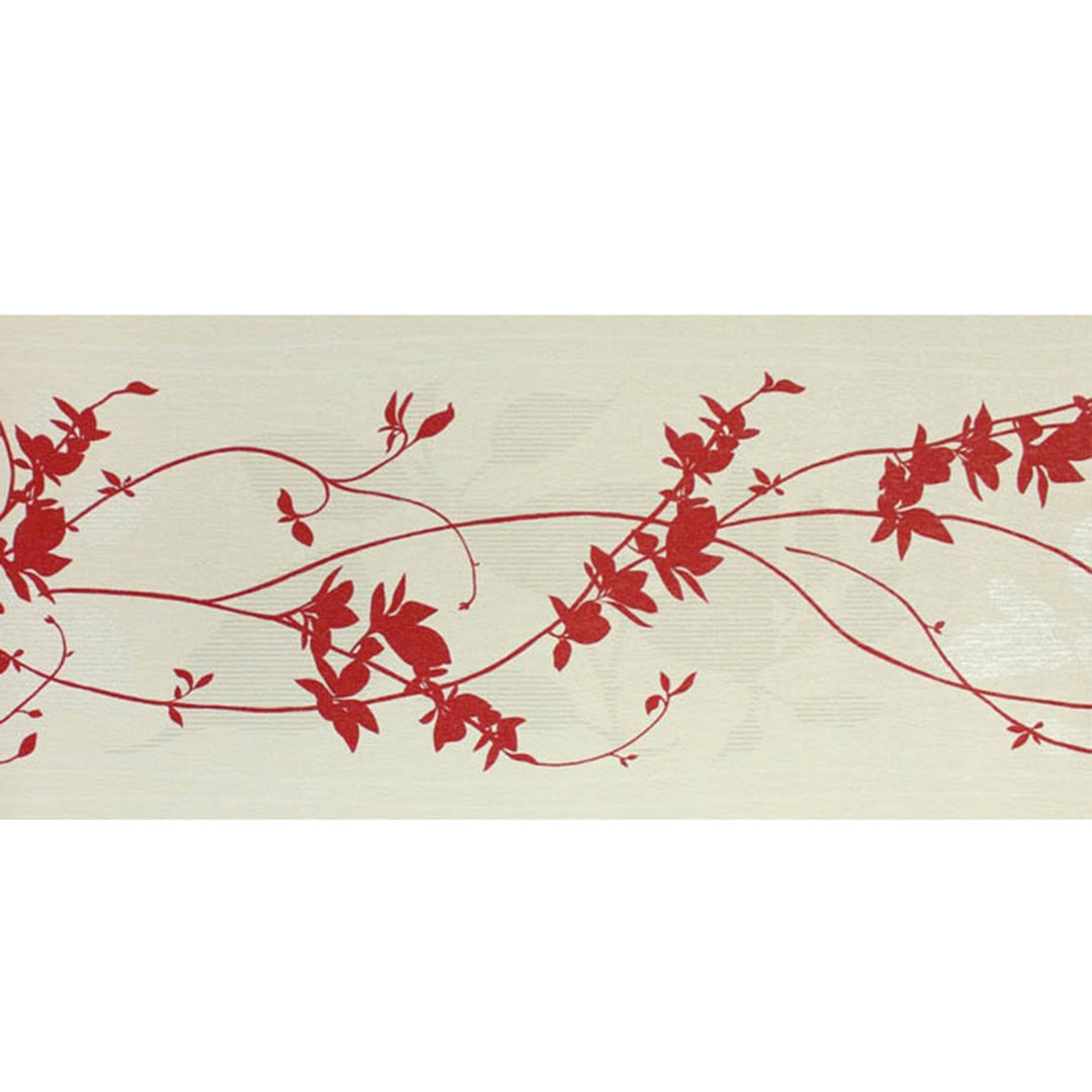 Wallpaper frieze The Best1 branches red