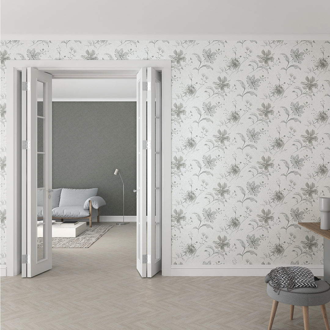 Тапет Тъмносив пастел плат за Спалня Хол Кухня 0.53х10.05м Шейдс