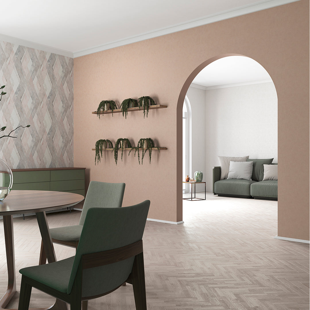 Тапет Розов пастел плат за Спалня Хол Кухня 0.53х10.05м Шейдс