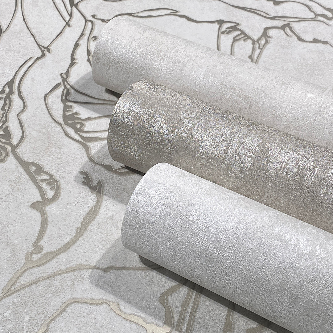 Highly durable Wallpaper Golden Lines Beige for Bedroom Living Room 0.53x10.05 m Urban Glow