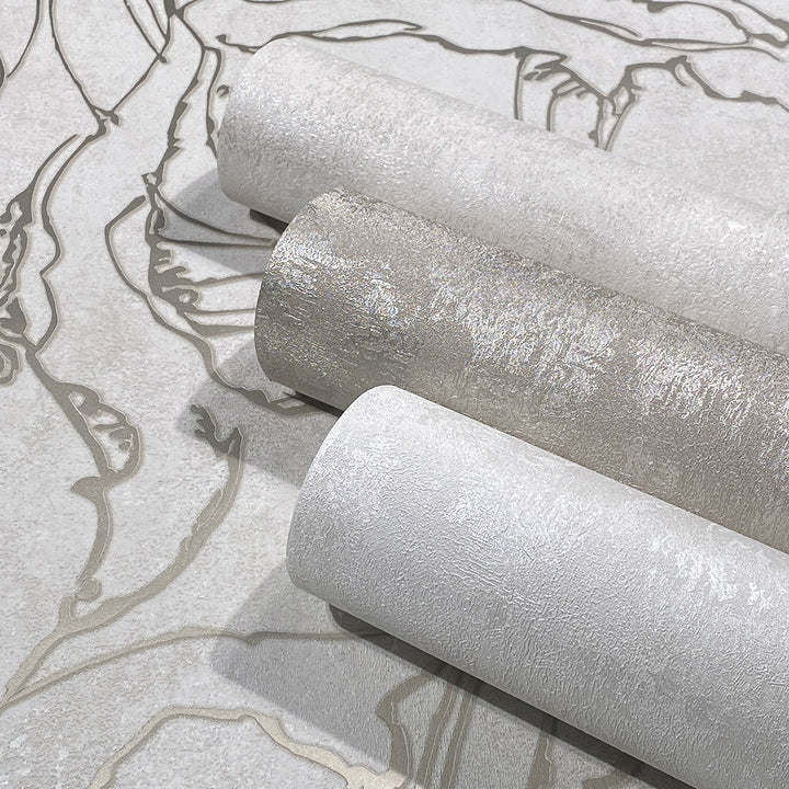 Highly durable Wallpaper Golden Lines Beige for Bedroom Living Room 0.53x10.05 m Urban Glow