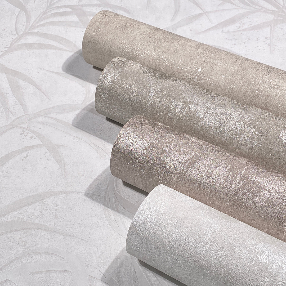 Highly durable wallpaper Copper Leaves Pink for Bedroom Living Room 0.53x10.05 m Urban Glow