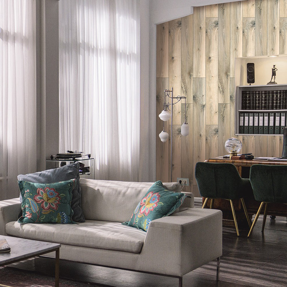 Високоустойчив Винилов Тапет Дъски Бежово Каракас