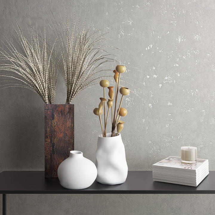 Highly durable Wallpaper Concrete Cream Gray for Living Room Bedroom 0.53x10.05 m Jackie