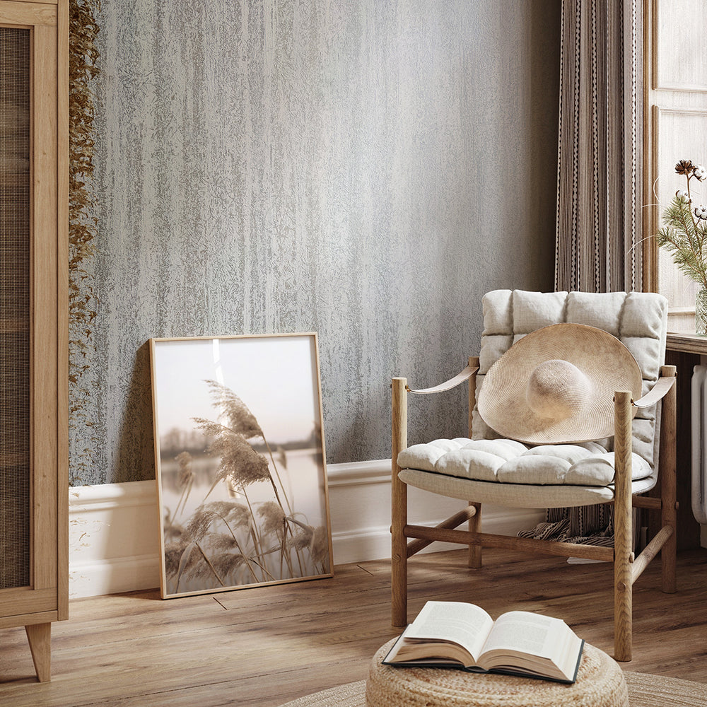 Високоустойчив Винилов Тапет Мазилка вертикал Кремаво Каракас