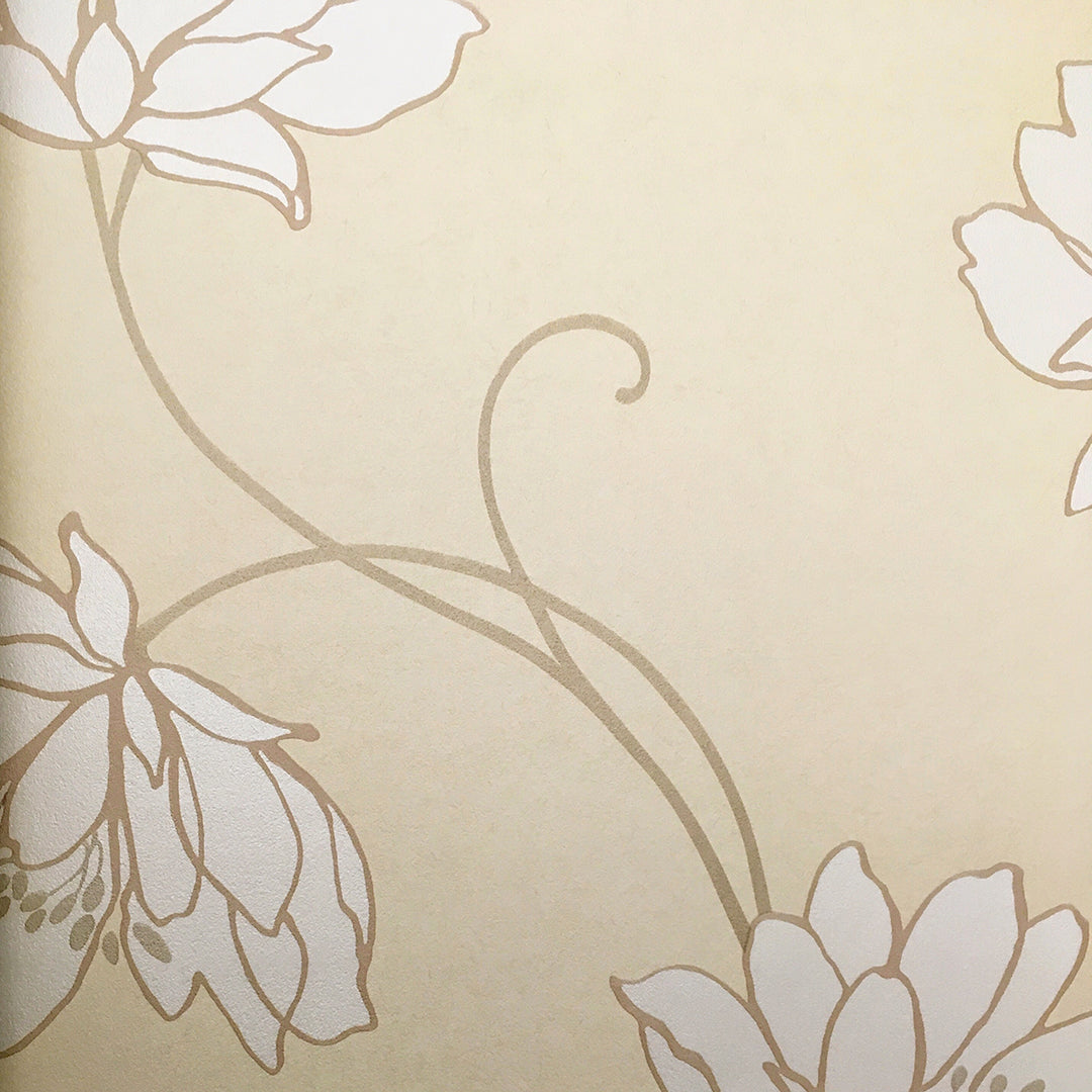 Промо Eleganta/Motive разм. 26.5 см шампанско цветя