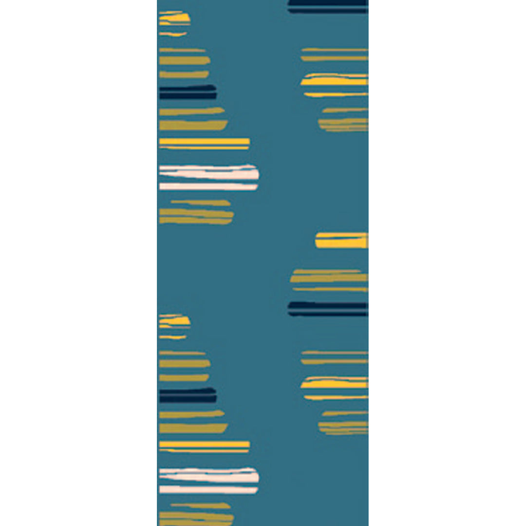 Fashion Trail Blue Yellow Stripes