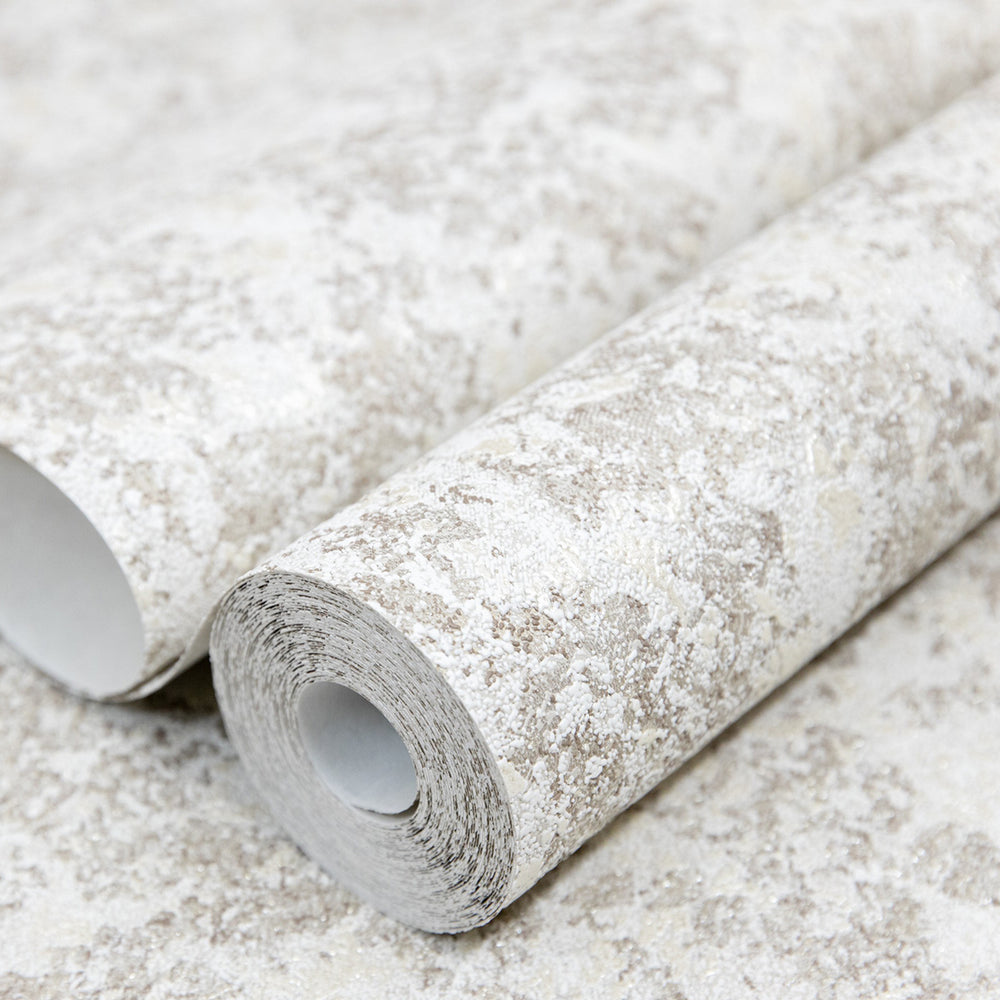 Винилов релефен Тапет Мазилка Таупе за Спалня Хол Бестселър 4