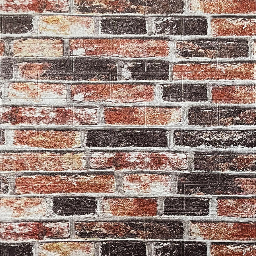 3D самозалепващ тапет-панел тухла винтидж 70х77 см