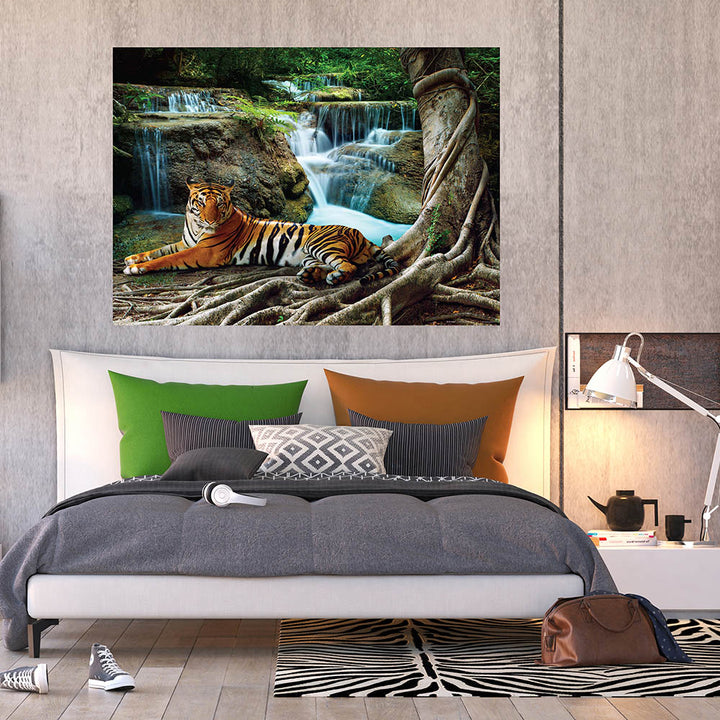Photo wallpaper 160/115 cm for Living Room Bedroom Tiger