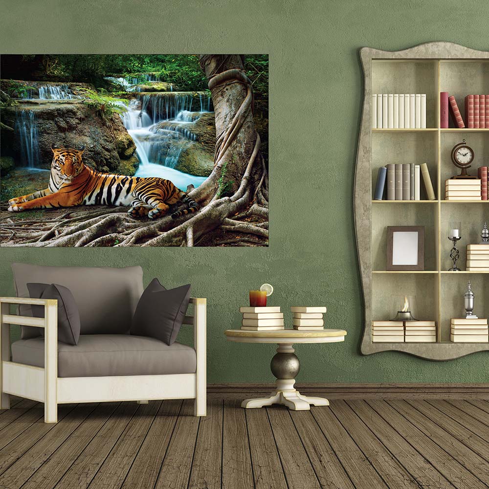 Photo wallpaper 160/115 cm for Living Room Bedroom Tiger