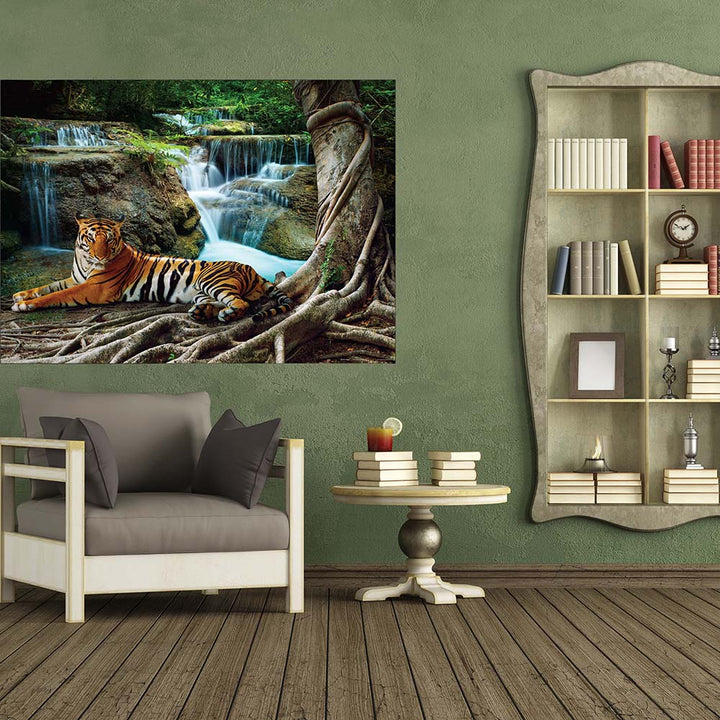 Photo wallpaper 160/115 cm for Living Room Bedroom Tiger