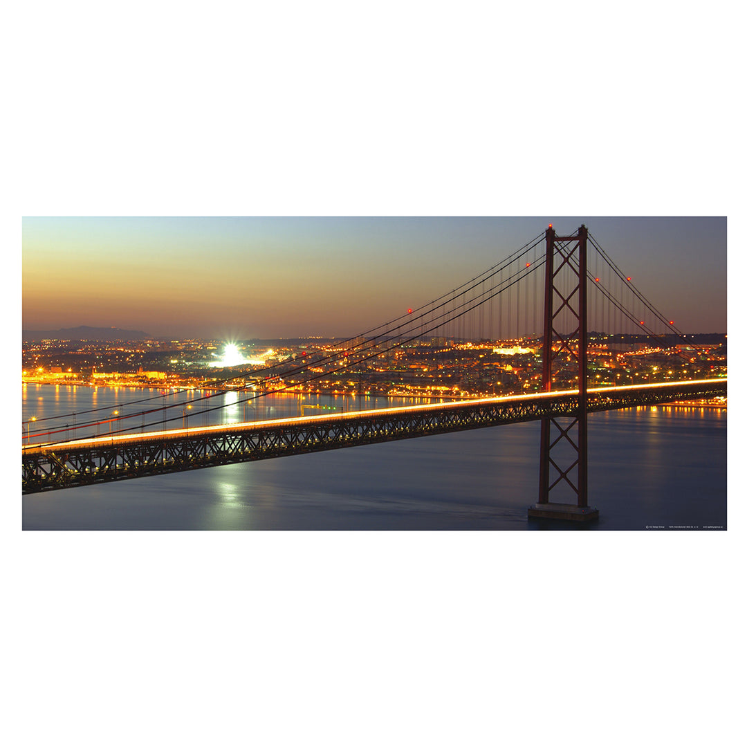 Photo wallpaper Fleece 202x90/1h Horiz. Golden Bridge