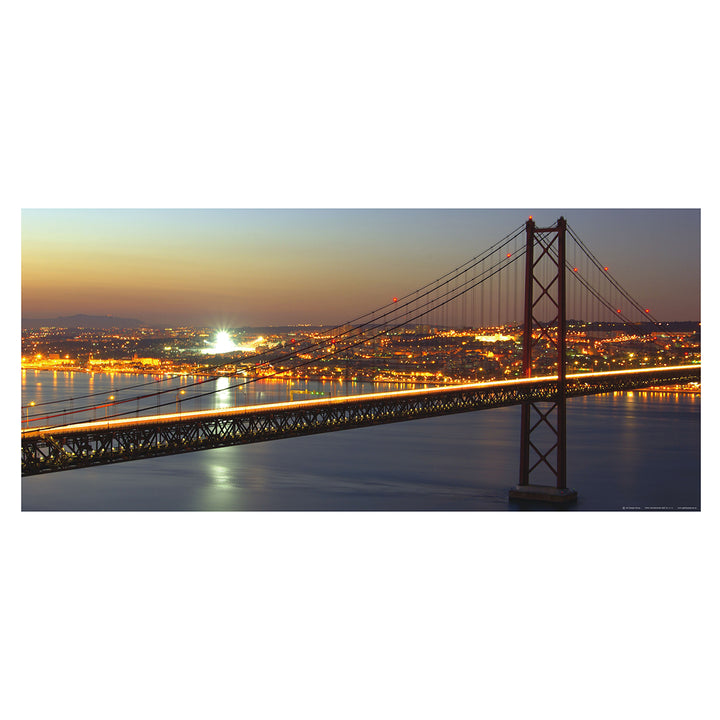 Photo wallpaper Fleece 202x90/1h Horiz. Golden Bridge