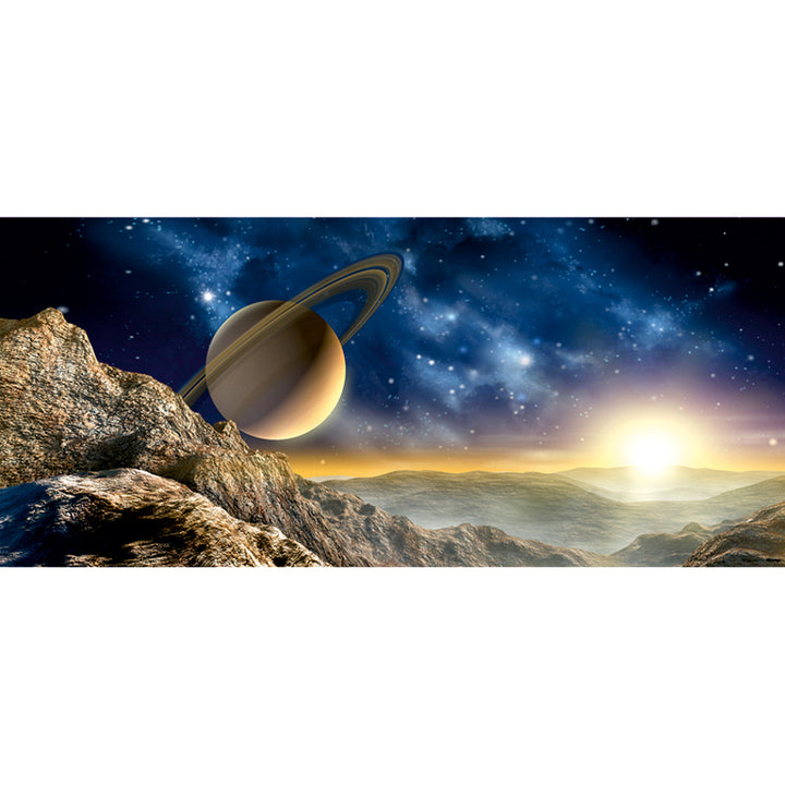 Photo wallpaper Fleece 202x90/1h Horiz. Saturn