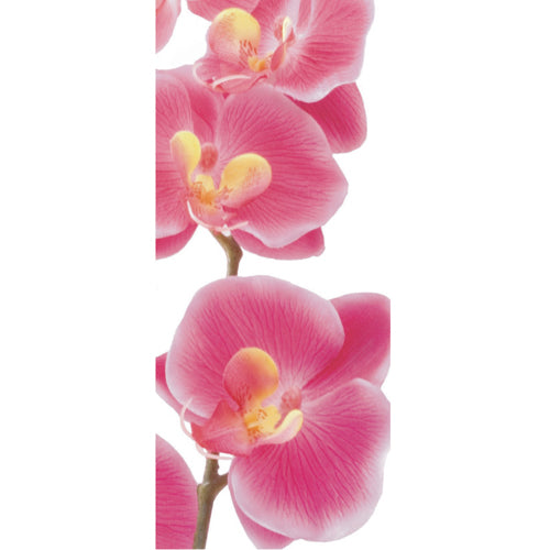 photo wallpaper Creative Vertical 90x202 cm, 1 panel, pink orchid