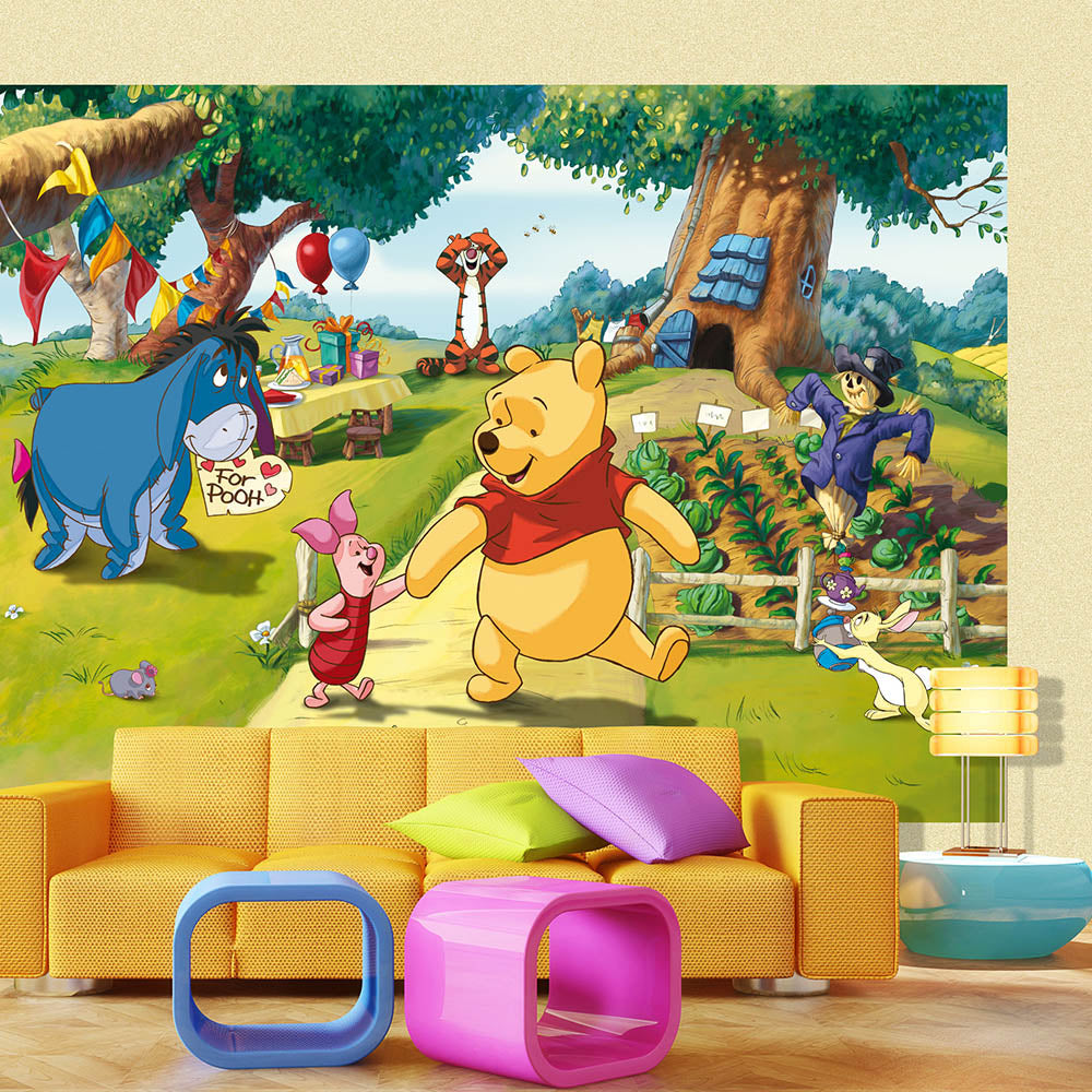 Фототапет Disney стандарт 255х180/2ч Мечо Пух и приятели