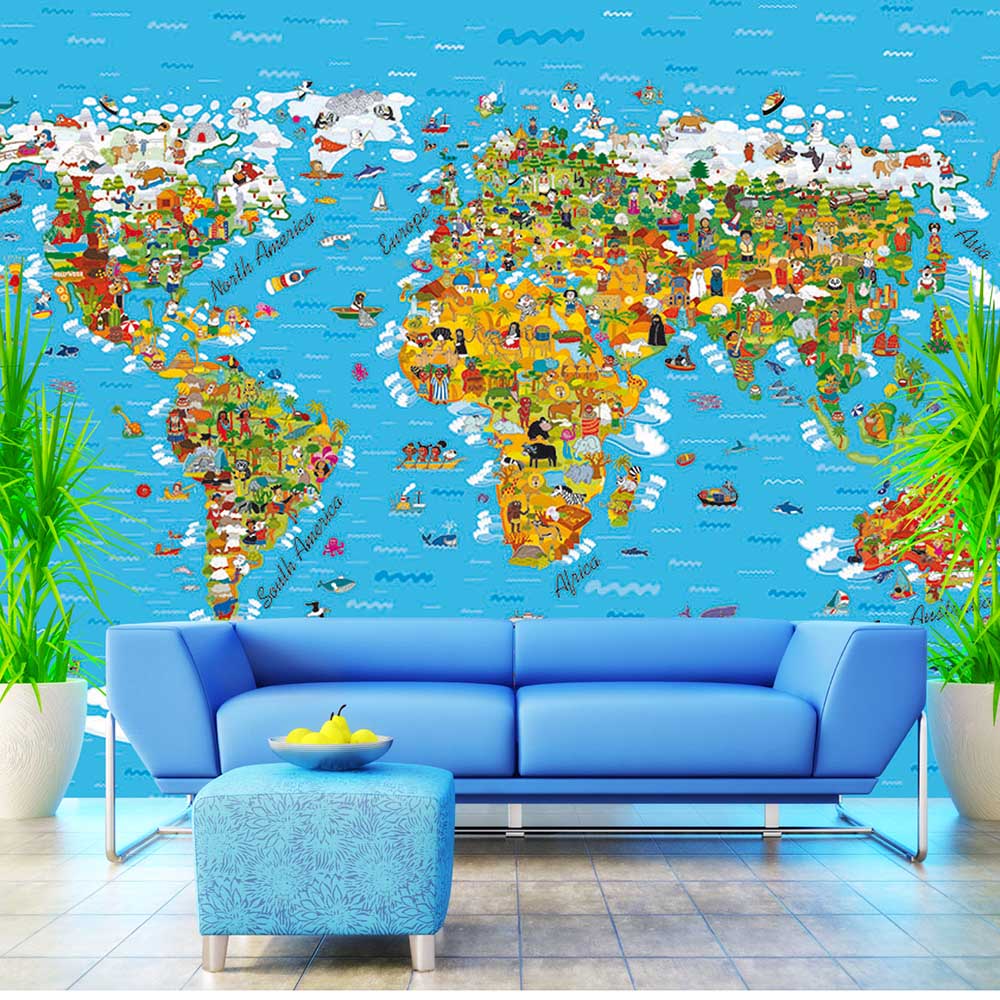 Фототапет Disney стандарт 360х254/4ч Детска карта