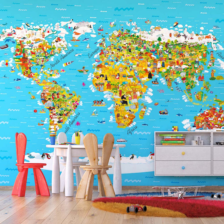 Фототапет Disney стандарт 360х254/4ч Детска карта