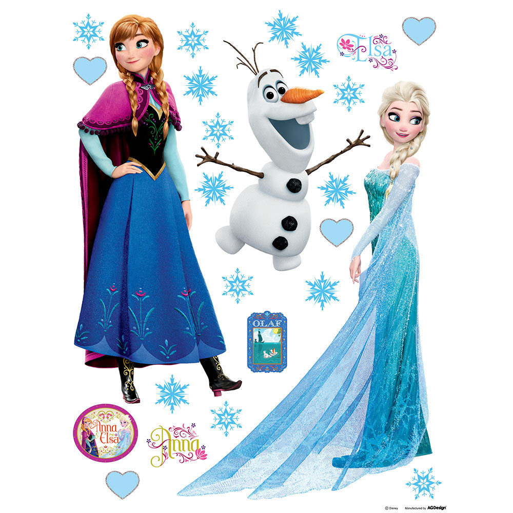 Disney Sticker 65x85 Elsa, Anna and Olaf
