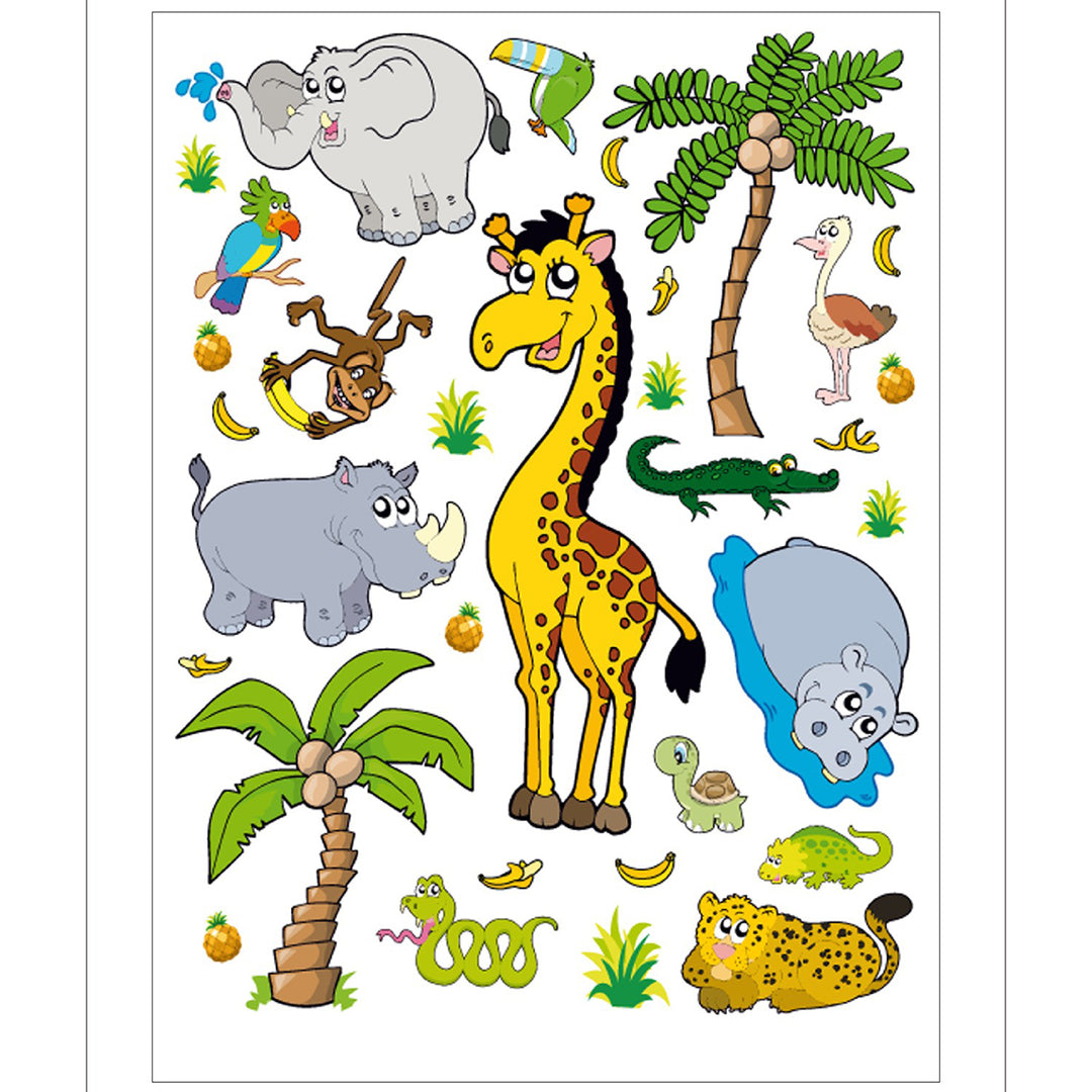 Stickers A&G 65x85 cm, 1h, jungle